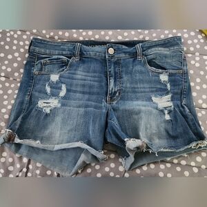 American Eagle Midi Jean Shorts